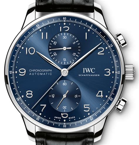 iwc blue dial